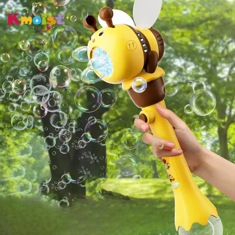 Máquina de burbujas con luz – Sopladora automática infantil para exterior