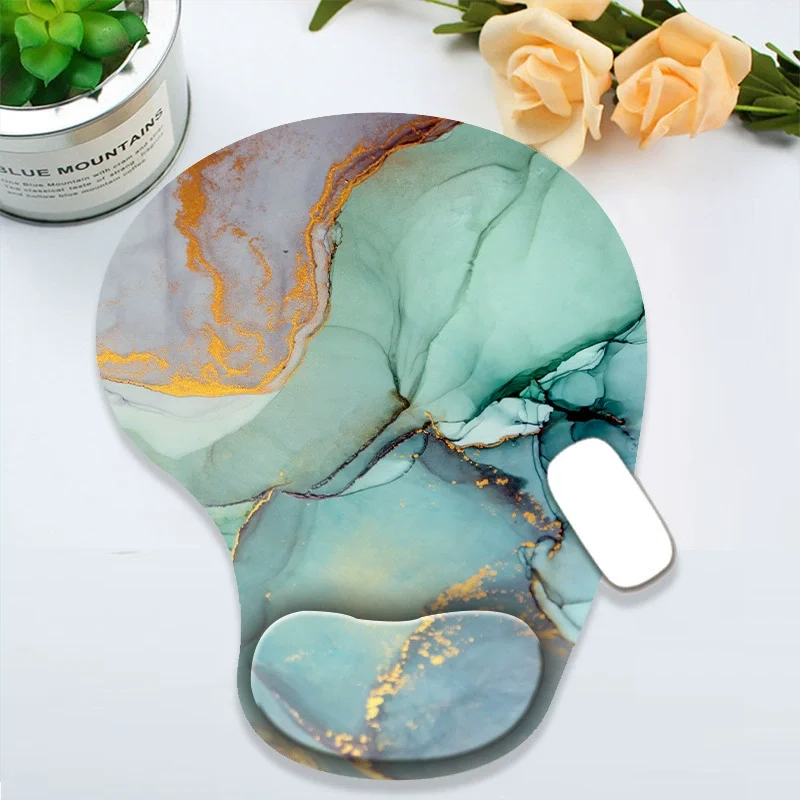 Alfombrilla de ratón para muñeca, ergonómica, suave, antideslizante, soporte para reposamuñecas, alfombrilla para ratón de ordenador para PC de oficina