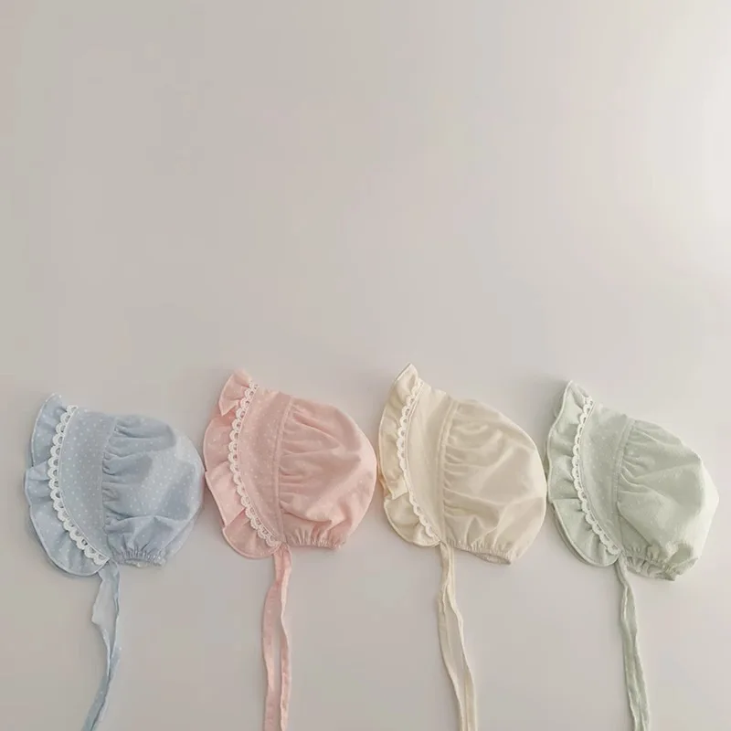 Gorro de sol para bebé niña – Estilo princesa primavera