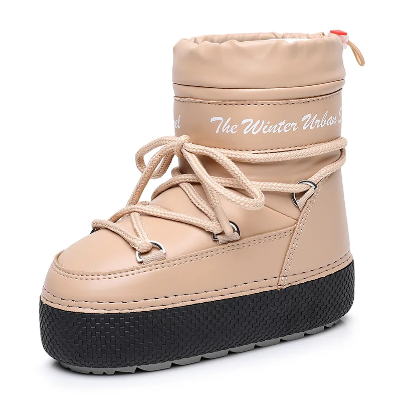 Botas de nieve para niños con suela antideslizante y cálido forro polar - imagen 4
