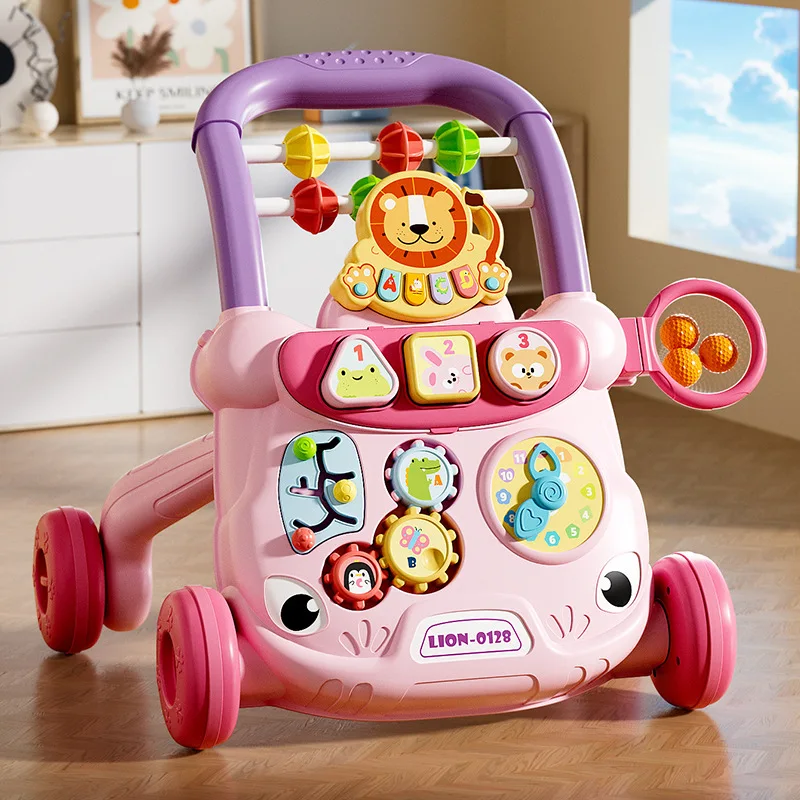 Andador bebé 4 en 1 con vaso – Asistente para caminar desde 18 meses