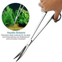 Kit mantenimiento acuario acero inoxidable - Tijeras, pinzas y recortador