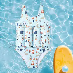 Traje de baño flotante niño – Chaleco ajusta verano