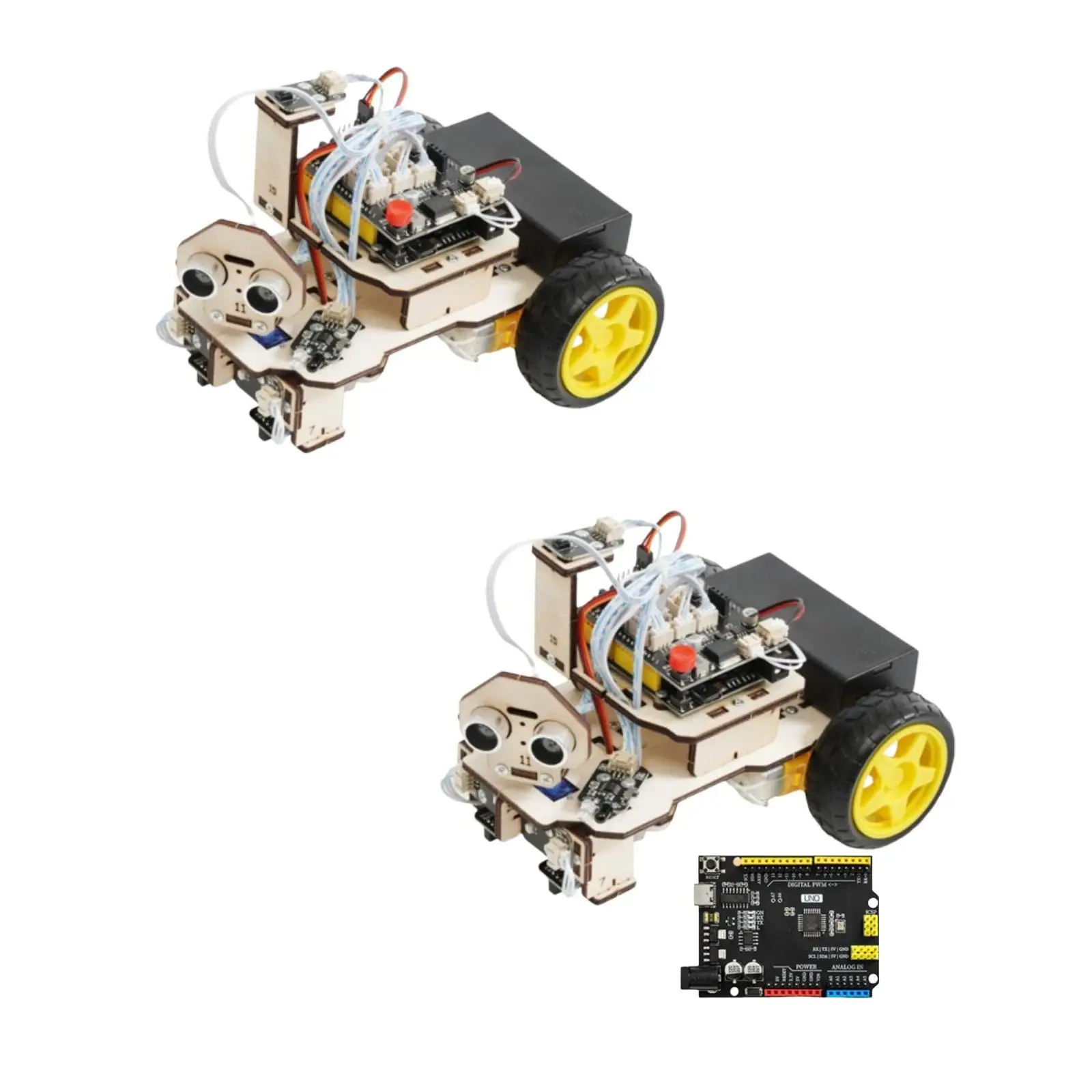 Smart Car Robot Robots Toy Electronics Programming Project Science Coding Kit Stem Educational Toy for Ages 8-12 12-16 Beginners