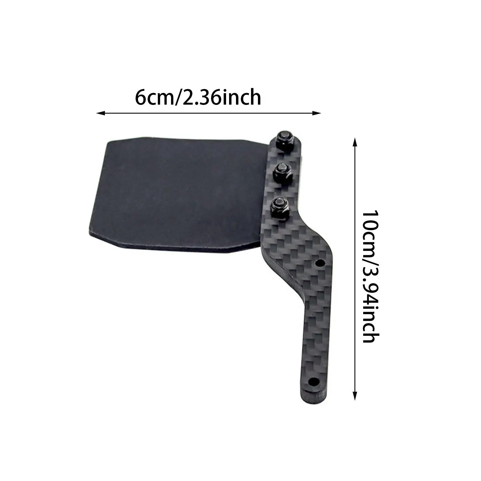 2 Pieces 1/7 RC Fender Accessories Upgrade Parts Mud Guard Silicone Mudguard