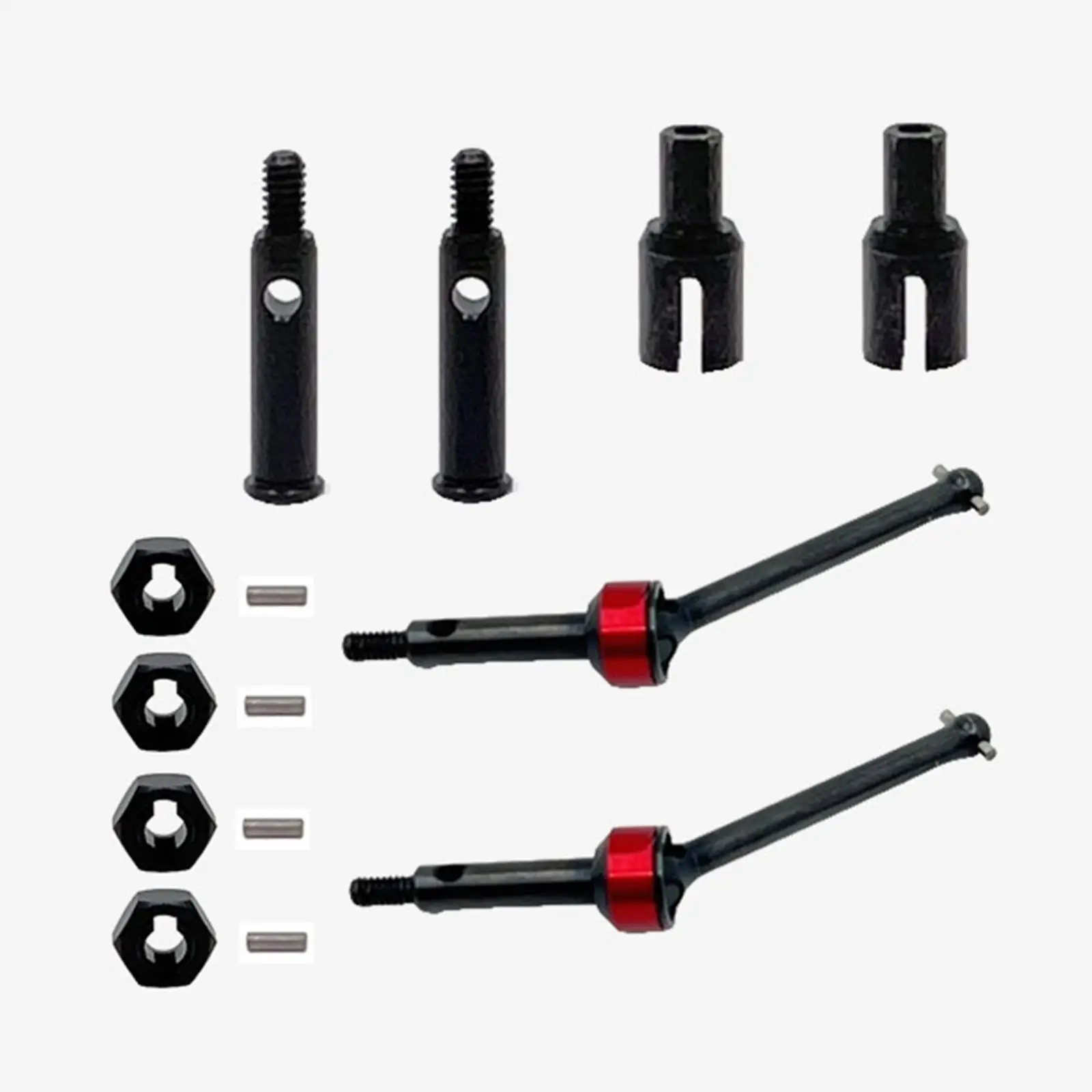 Drive Shaft & Axle Upgrade Kit Metal Replacement RC Cars Part for Wltoys 1/24 244016 Professional Accessory Replace Parts Sturdy