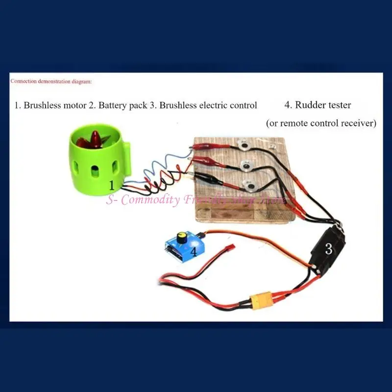 Motor propulsor eléctrico silencioso para barco de juguete infantil