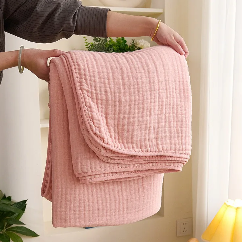 Manta de recepción para bebé de 110x110cm, manta envolvente de muselina de algodón para recién nacido, ropa de cama, Toalla de baño infantil, artículos para bebé, madre y niño - imagen 3