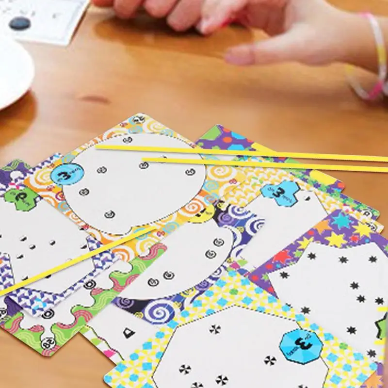 Juego de cartas divididas, juego de cartas, juego de estrategia, juguete, educación de escritorio Simple, entretenimiento, lógica de interacción entre padres e hijos - imagen 4