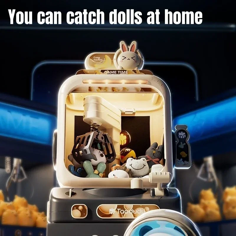 Máquinas de garras de muñecas para niños, juegos de Arcade, Mini máquina expendedora de agarre con muñecas, juguetes antiestrés, juego de garras, regalos de juguete para el día de los niños - imagen 4