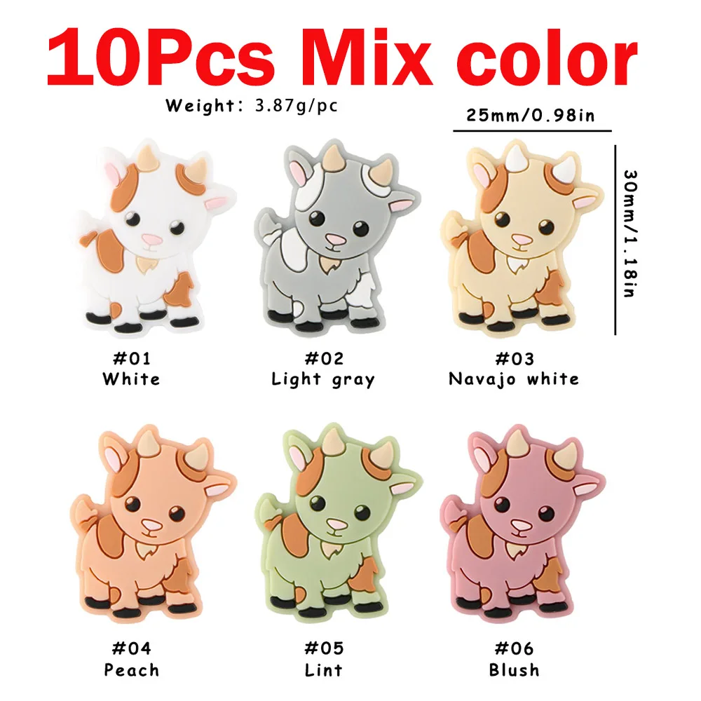 10pcs Mix Goat