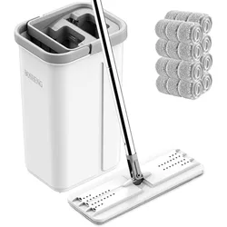 Almohadilla fregona microfibra lavable para suelos y ventanas