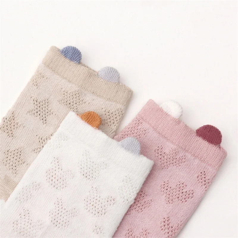 Calcetines antideslizantes de malla fina suaves para bebés y niños - imagen 2