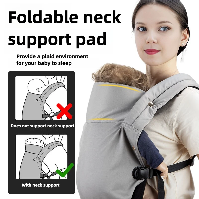 Portabebés con soporte de cintura para asiento de cadera, portabebés ergonómico frontal y trasero para recién nacidos Pro, para 0-3 años - imagen 4