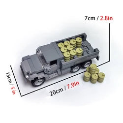 Camión militar URAL 6x6 juguete de construcción para niños