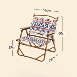 Silla camping plegable aluminio asiento Oxford portátil doble