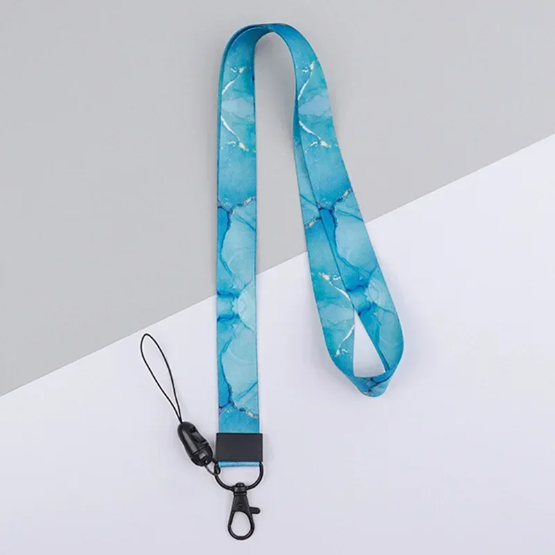 blue  lanyard
