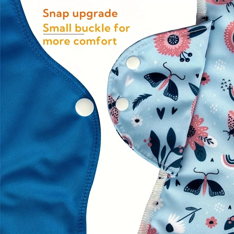 Forro de bragas reutilizable de malla de algodón de 4 capas: compresa sanitaria lavable y transpirable de alta absorción para la higiene de las mujeres - imagen 5