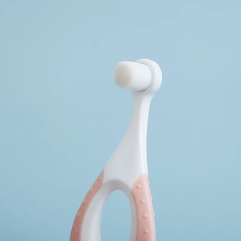 Cepillo de dientes de cerdas suaves de color macarrón (1-6 años): suave, seguro y cómodo: ideal para niños/niños pequeños, ¡un imprescindible para el cuidado bucal! - imagen 2
