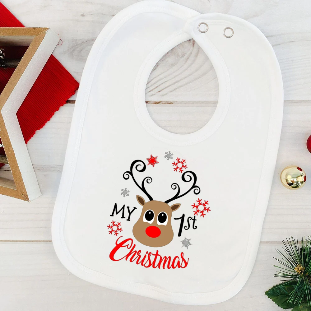 Babero de Navidad para recién nacido – Mi Primera Navidad - imagen 4