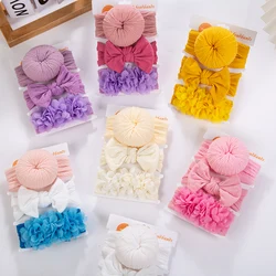 Turbante diadema de gasa floral para bebé niña – Diseño suave adorable