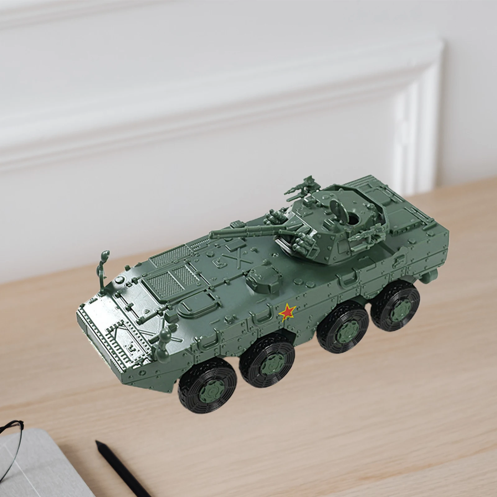 Modelo de tanque 4D, Kit de construcción de artesanías, modelo de carro para regalo, favores de fiesta, coleccionables, Decoración de mesa, Escena de mesa, 1/72 - imagen 2
