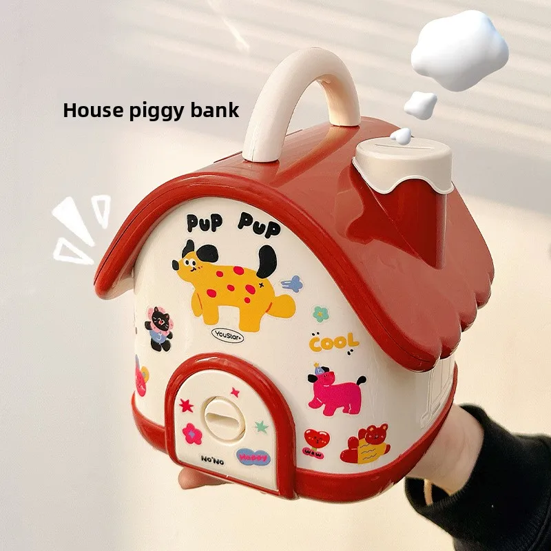 Hucha infantil con forma de casa para niños y niñas - imagen 5