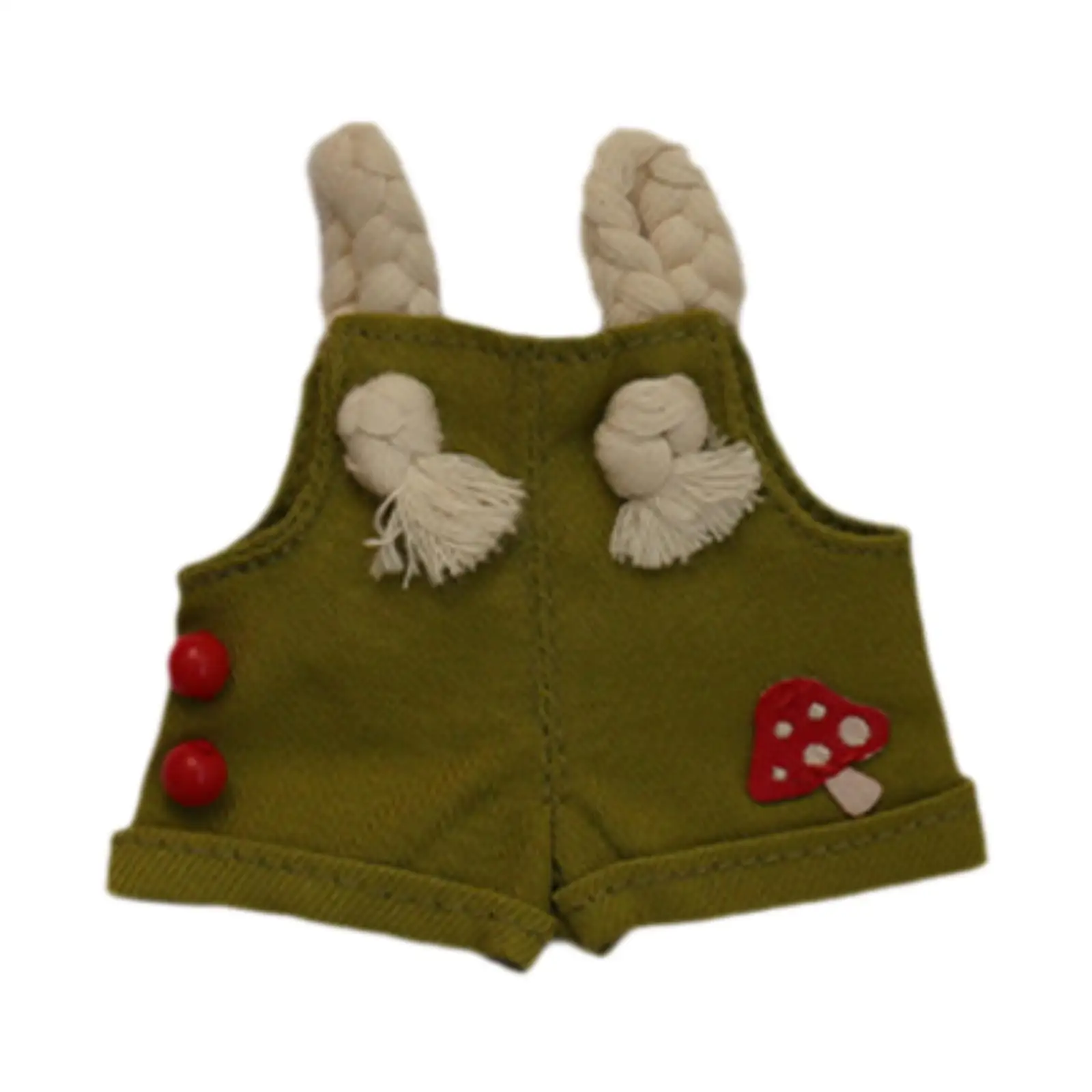 12cm Plush Doll Clothes Overalls Pants Comfortable Clothing Handmade Dress up for DIY Crafts Girls Toy Children's Day Gift