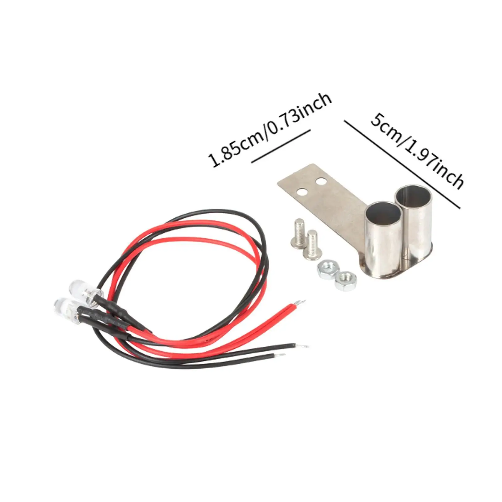 Simulation Exhaust Pipe 1:10 Scale Sturdy Spare for Vehicles Parts Trucks