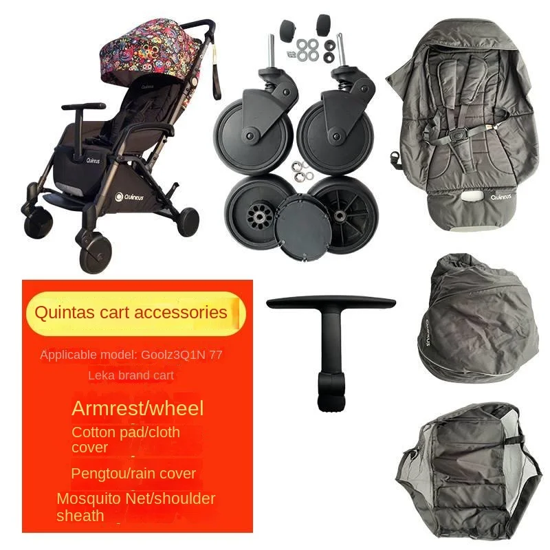 Un cochecito con un asiento para bebés y una bolsa
