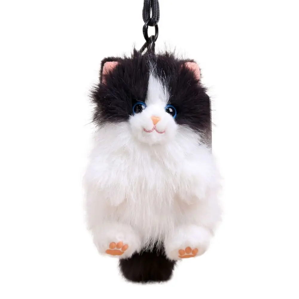 Llavero felpa suave diseño gato cachorro kawaii adorable seguro