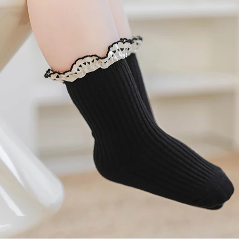 Calcetines de encaje para bebé recién nacido – Suavidad premium - imagen 2