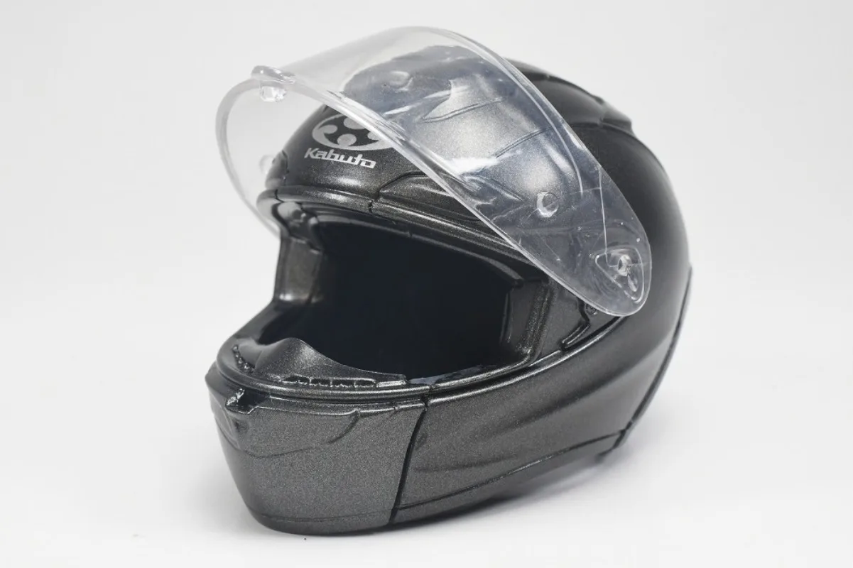 SO-TA cápsula de juguete genial, escala 1/6, casco de motocicleta Kabuto, colección de miniaturas, escudo de F-17, figuras gashapon móviles - imagen 5