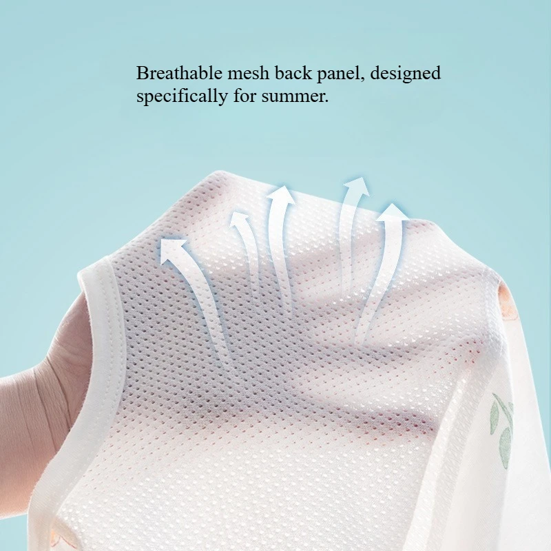 Somenie pelele de verano para bebé de algodón fino con estampado - imagen 5