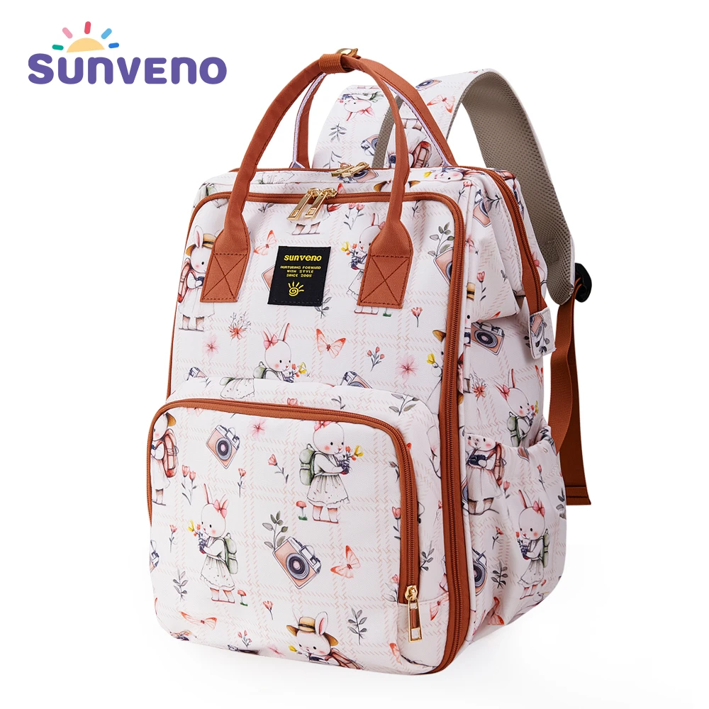 Sunveno Mochila Pañalera Impermeable – Multifuncional para Bebé - imagen 3