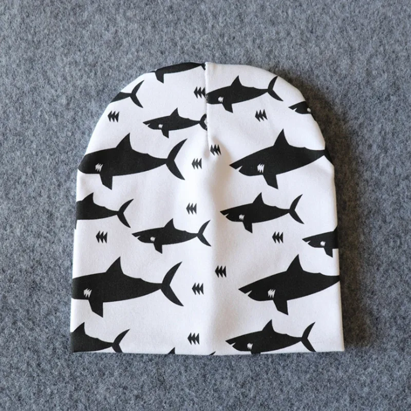 Gorro de bebé de algodón estampado – suave y cómodo
