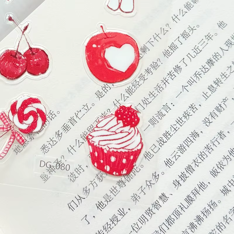 Pack pegatinas 3D con relieve decorativas – Kawaii para accesorios - imagen 5