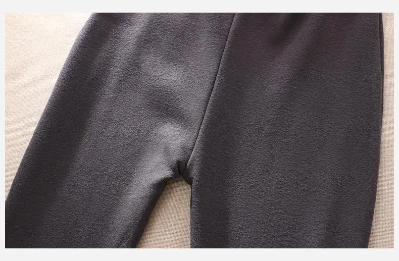 Legging elástico de estilo coreano para niñas, pantalones Micro acampanados de cintura plana de Color sólido para primavera y otoño para niños pequeños - imagen 5