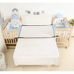 Cuna gemelar convertible a cama grande para recién nacidos
