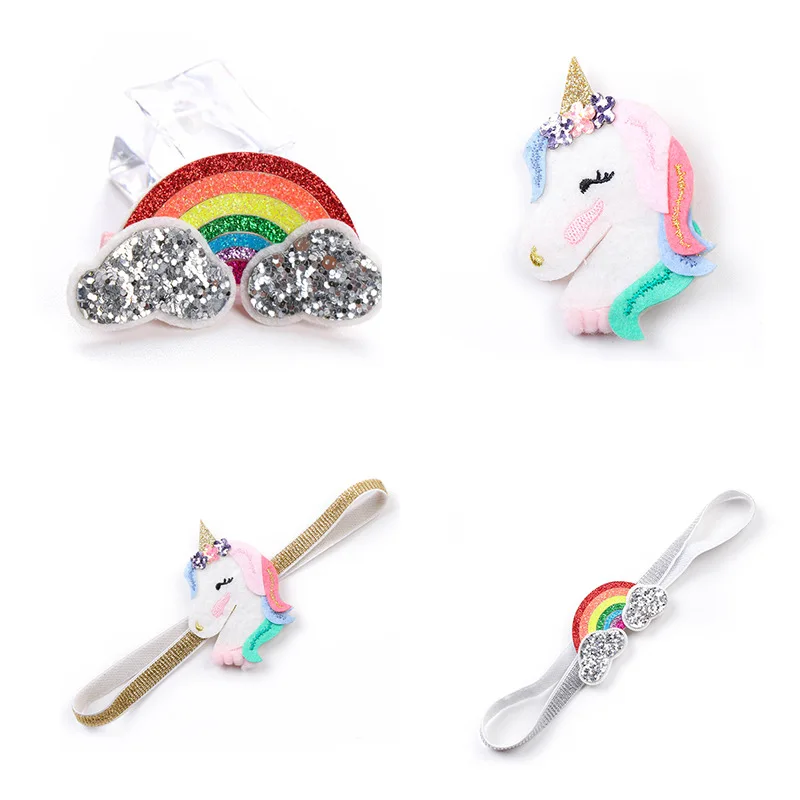 Diadema unicornio bebé suave ajustable – Accesorio pelo princesa niña - imagen 2