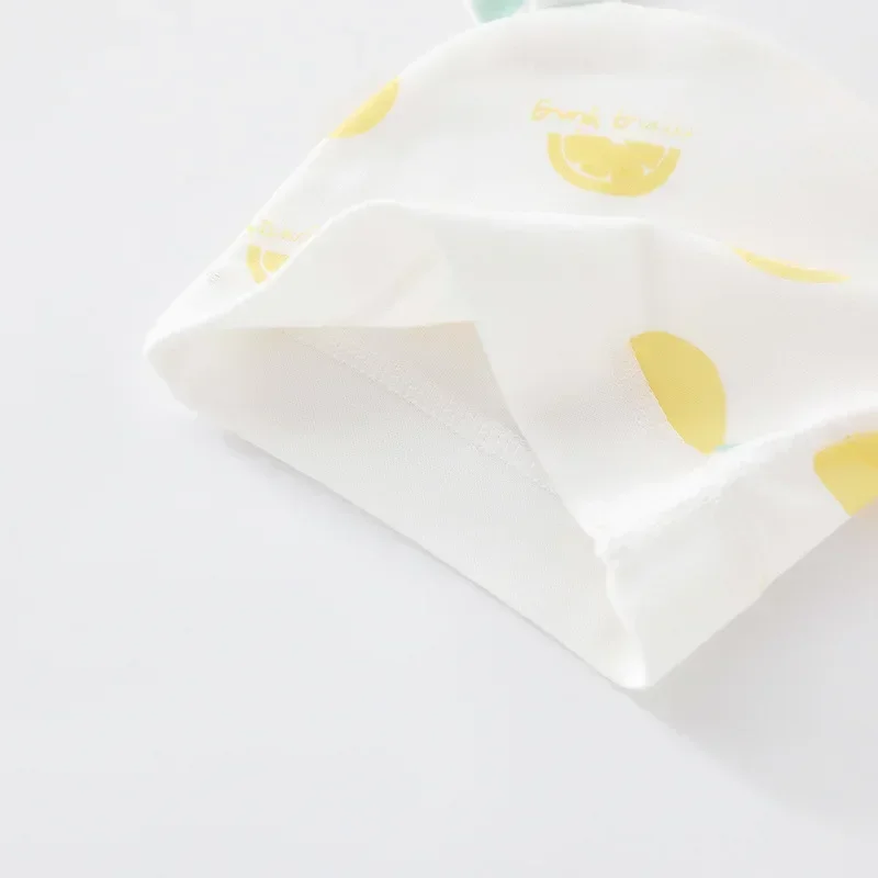 Gorros suaves para recién nacidos de 0 a 2 boca, gorros de dibujos animados a prueba de viento para proteger la cabeza y las orejas, gorro estampado de algodón para niños y niñas - imagen 2