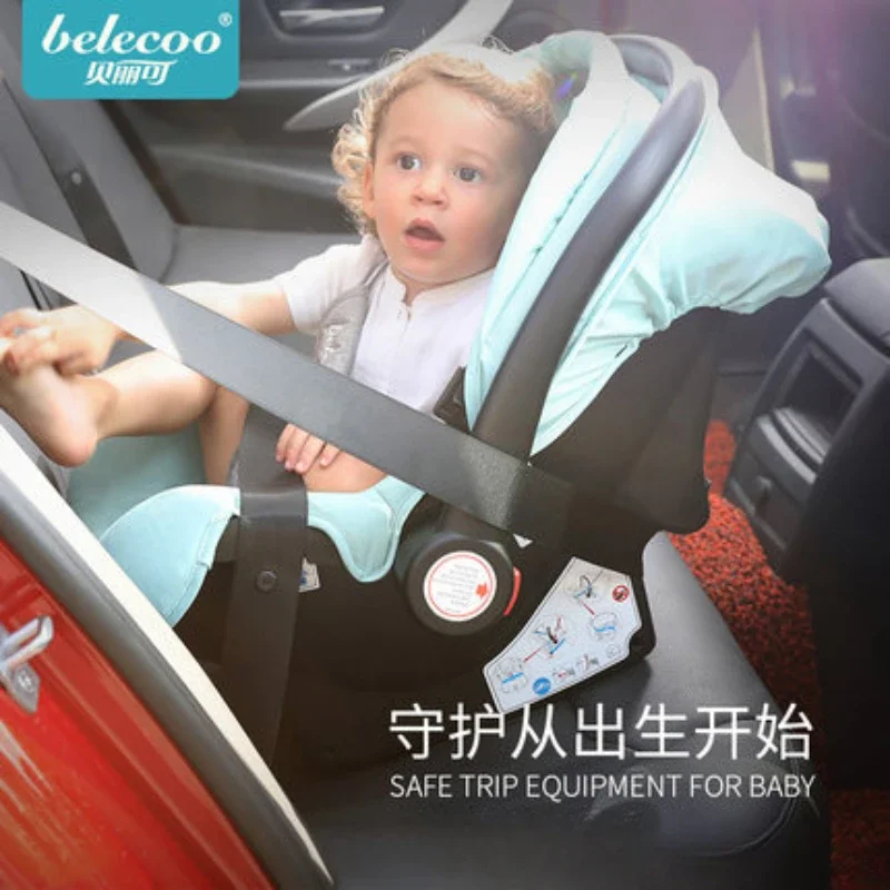 Belecoo High Landscape Asiento de seguridad para niños, cesta y mecedora dedicados - imagen 2