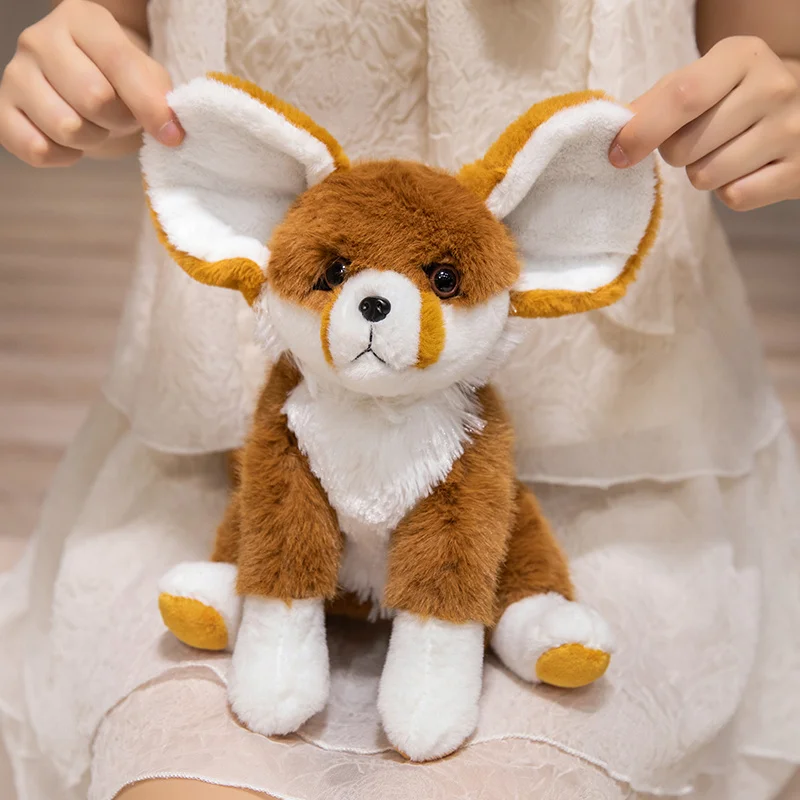 Fennec Fox juguetes de peluche de simulación, lindo BASSET HOUND, juguetes de animales suaves para regalos de Navidad, 25 CM, 28CM - imagen 5