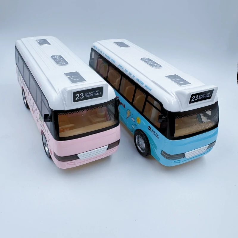 Autobús musical de fricción – Juguete interactivo para niños