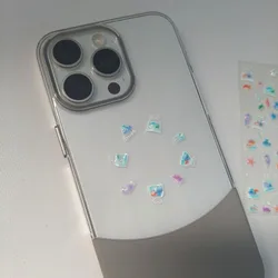 Pegatinas en relieve con peces del océano, resistentes al agua