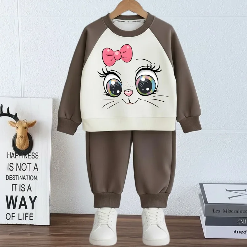 Conjunto chándal con capucha manga larga para niña primavera - imagen 4