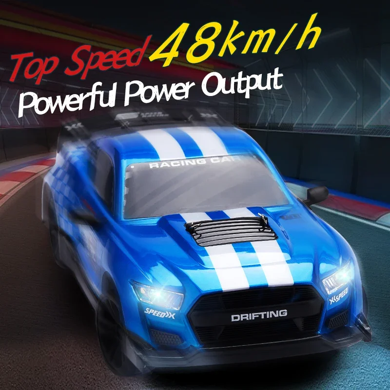 Coches RC 1/14 48 Km/h Drift Racing 2,4G 4WD modelo de Control remoto de alta velocidad vehículo eléctrico con luz regalo de Navidad para niños - imagen 4