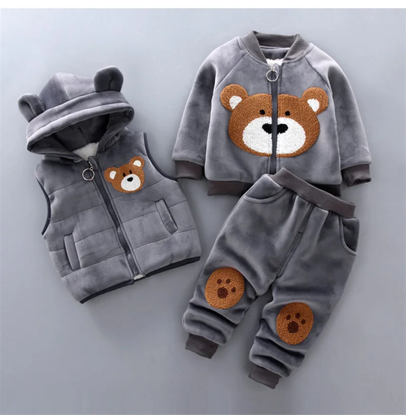Jersey de algodón con capucha para bebé – Oso - imagen 5
