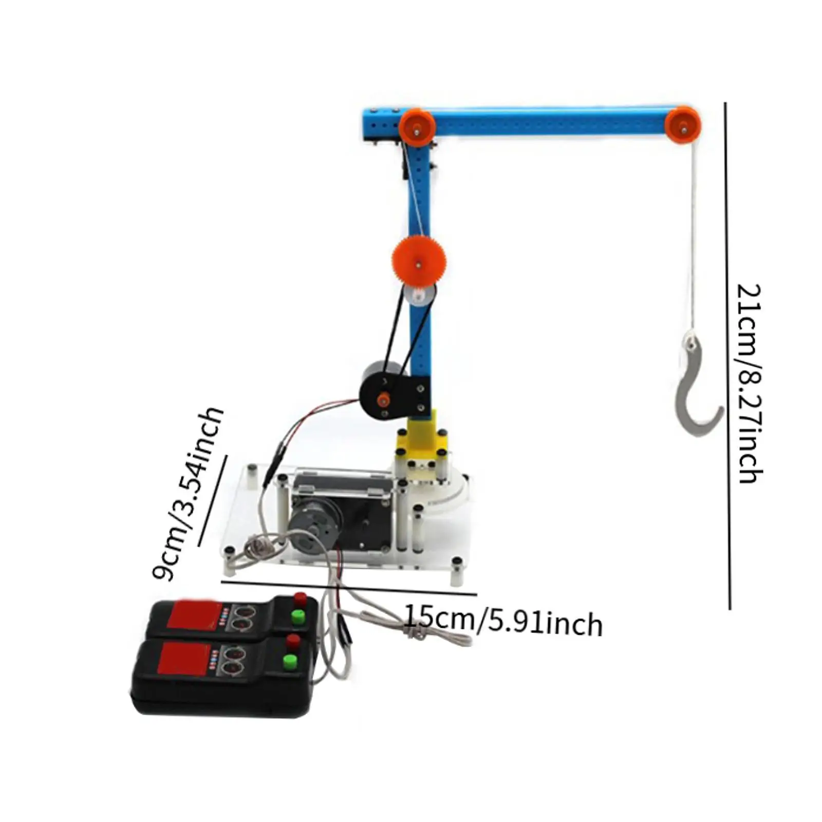 DIY Tower Crane Toy Educational Toy Home Multiuse for Students Teens Gifts