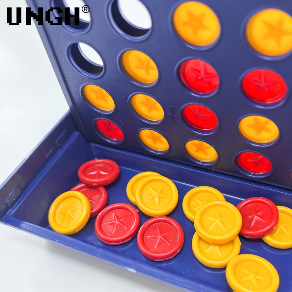 UNGH cuatro en una fila Bingo ajedrez conectar clásico juego de mesa familiar juguetes divertido juguete educativo para niños juego de entretenimiento - imagen 5